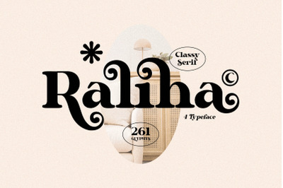 Raliha Typeface