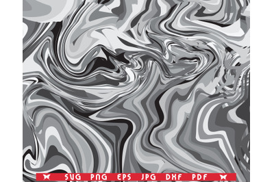 SVG Gray Swirl Waves, Seamless Pattern digital clipart