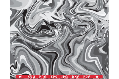 SVG Gray Swirl Waves&2C; Seamless Pattern digital clipart