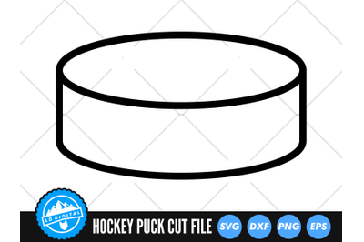 Hockey Puck SVG | Hockey Cut File | Hockey Puck Cut File