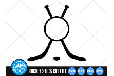 Crossed Hockey Stick SVG | Hockey Sticks Cut File | Hockey Mom Cut Fil