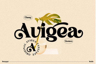 Avigea Typeface