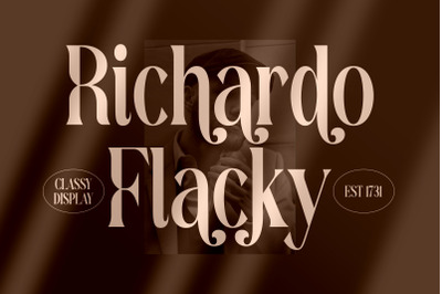 Richardo Flacky Typeface