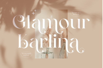 Glamour Karlina Typeface