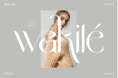 Wakile Typeface