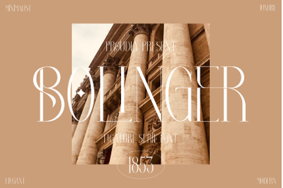 Bolinger Typeface