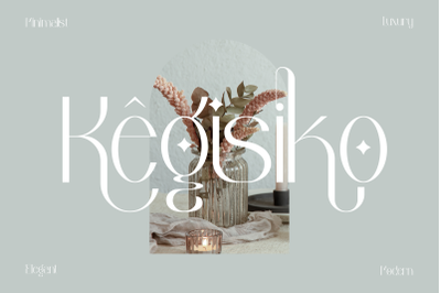 Kegisiko Typeface