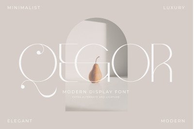 Qegor Typeface