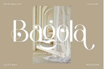 Bagola Typeface