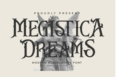 Megistica Dreams Typeface