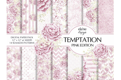 Pink Temptation Digital Paper Pack