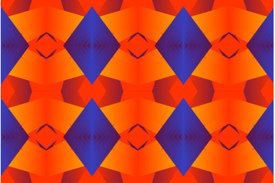 Geometric tile Floral patchwork seamless pattern vector illustration N