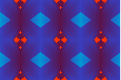 Geometric shape Floral patchwork seamless pattern vector illustration