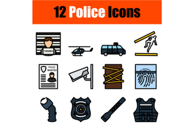 Police Icon Set