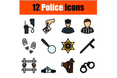 Police Icon Set