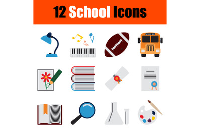 School Icon Set