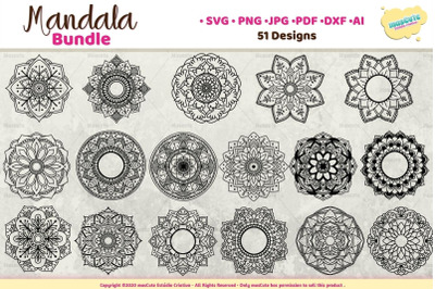 Mandala SVG, Mandala Sublimation Bundle