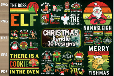 Christmas Bundle-30 Designs-211125