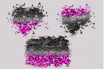 Hot pink leopard backgrounds PNG,backsplash sublimation,Distress Pink