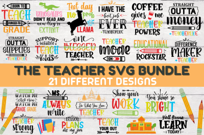 Teacher SVG Bundle