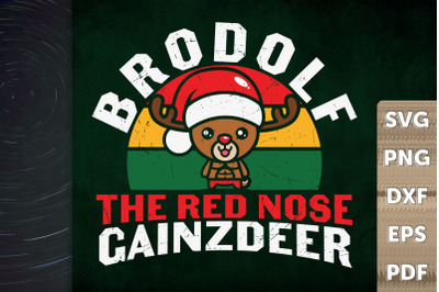 Brodolf The Red Nose Gainzdeer
