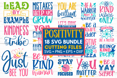 Positivity SVG Bundle