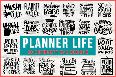Planner life SVG Bundle