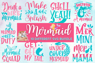 Mermaid  SVG Bundle
