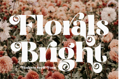 Florals Bright Typeface