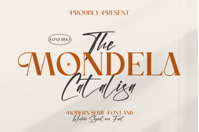 The Mondela Catalisa Typeface