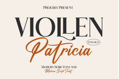 VIOLLEN Patricia Typeface