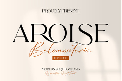 Arolse Belmonteria Typeface