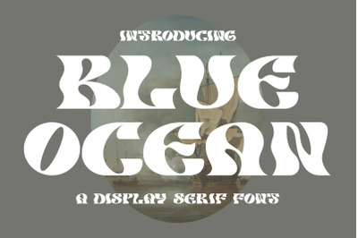 BLUE OCEAN Typeface