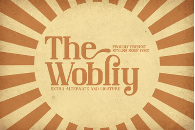 The Wobliy Typeface