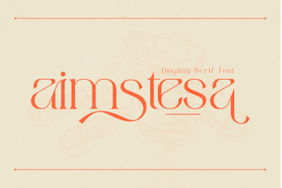 aimstesa Typeface