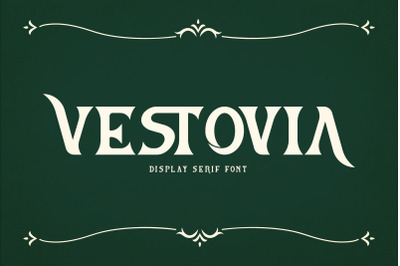 vestovia Typeface