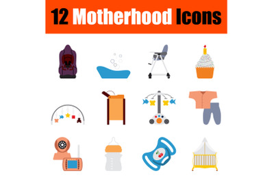 Motherhood Icon Set