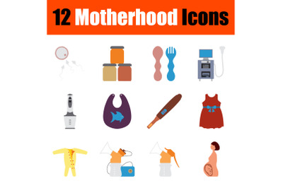 Motherhood Icon Set