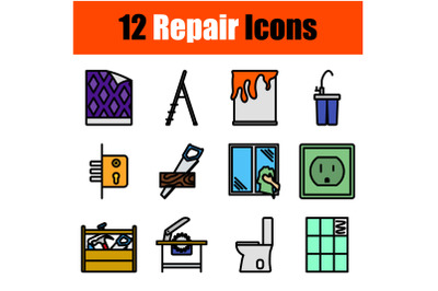 Repair Icon Set