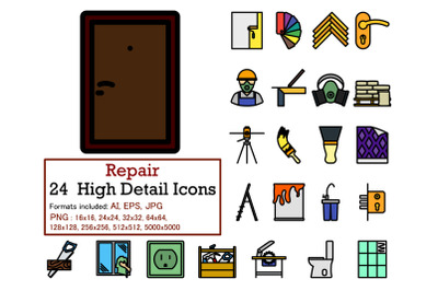 Repair Icon Set