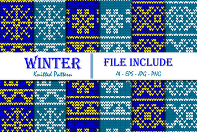 Winter Knitted Pattern