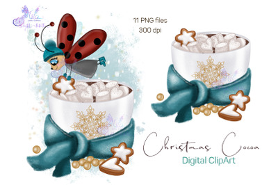 Christmas Cocoa (Digital ClipArt )