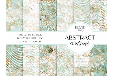 Abstract Contrast Digital Paper Pack