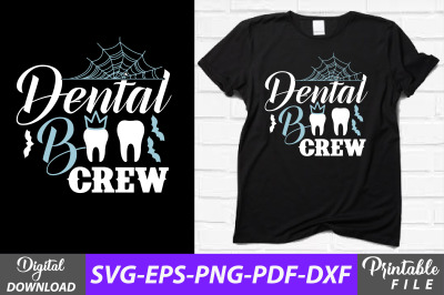 Dental Boo Crew Funny Halloween Dentist