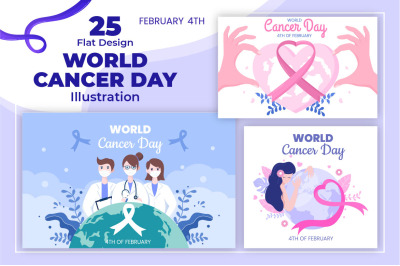 25 World Cancer Day Illustration