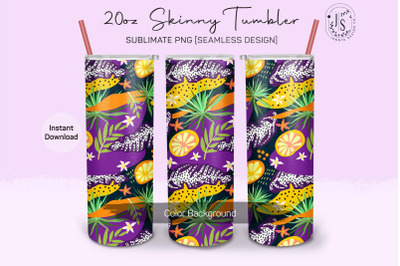 Tropical Forest, Leaves 20oz Tumbler Sublimation