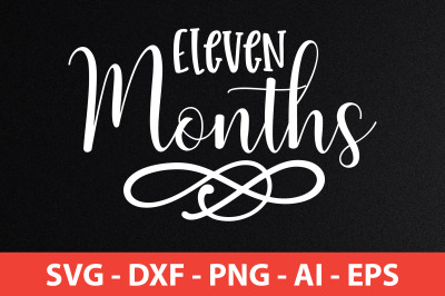 Eleven Months SVG