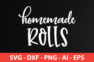 Homemade Rolls SVG