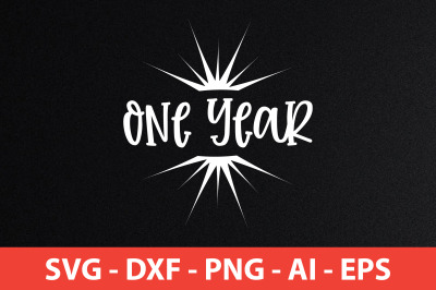 One Year SVG