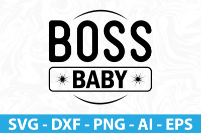 Boss Baby SVG